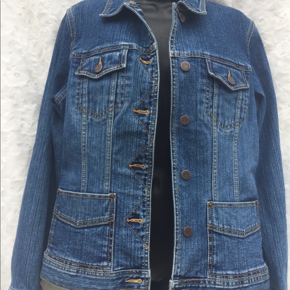 Eddie Bauer Jackets & Blazers - Eddie Bauer Vintage Trucker 20 denim/jean jacket.